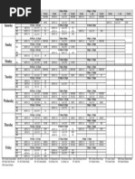 Online Class Routine Arch NUBTK