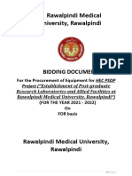 Rawalpindi Medical University, Rawalpindi: Bidding Document