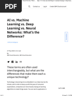 AI vs. Machine Learning vs. Deep Learning vs. Neural Networks What's The Difference IBM