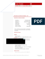 Cálculo Exato - Resultado de Rescisão de Contrato de Trabalho - CLT