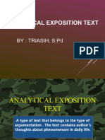 Analytical-Exposition Text