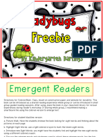 LadybugPrintableLiteracyActivitiesandEmergentReadersforSpringFREEBIE 1