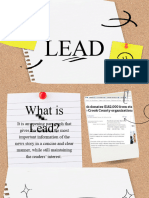 Campus Journalism - Lead