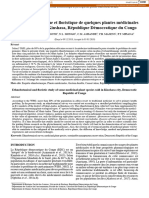 NGBOLUA Et Al 2019 - Plantes Médicinales de Kinshasa