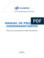 2) Manual de Projetos Hidrossanitários