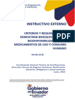 Instructivo Externo IE B.3.2.1 MED 02 BIOEQUIVALENCIA