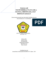 Kelompok 1 - Makalah Pendidikan Pancasila (URGENSI PENDIDIKAN PANCASILA BERBANGSA, BERNEGARA, DAN BERMASYARAKAT)