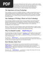 Term Paper Green Technology