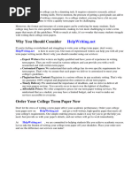 Term Paper Format For College