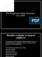 The Employees State Insurance Act, 1948