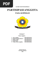 Makalah Partisipasi Anggota Pada Koperasi - Kelompok 7 - 2021