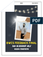 Bwcs Feedback Final