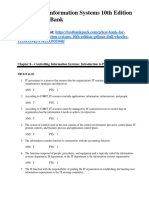 Accounting Information Systems 10Th Edition Gelinas Test Bank Full Chapter PDF