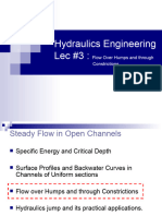 Hydraulics Engineering - Lec - 3