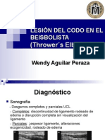 Lesión Del Codo en El Beisbolista Manguito Rotador y Lo Más Nuevo en Tratamiento