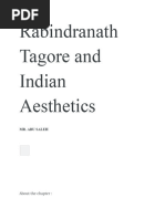 Rabindranath Tagore and Indian Aesthetics