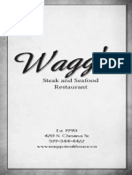 Wagg's Menu