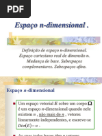 Espaço N Dimensional