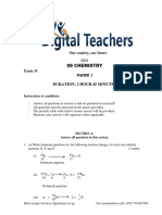 A Level Chemistry Paper 1 Set 31