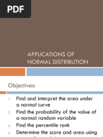 3-1 Application of Normal Curve