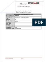 Ruchira - Domestic Packing List Sheet