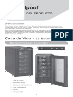 Whirlpool Nevera vinos-WZC12A - Manual - Usuario