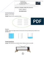 Evaluation Du Premier Trimestre 2022/2023 Etape 1 Niveau 1 Mathematiques Activités Numériques