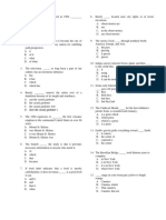 Latihan Structure TOEFL