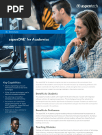 aspenONE Academic Brochure