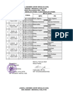 Jadwal Ujian Sekolah