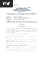 Niegan Acción de Tutela Impuesta Por La Empresa Transporte Lolaya Ltda