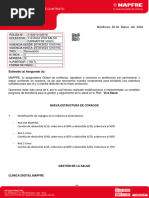 Suplemento de Salud: Carta de Renovación de Contrato