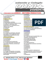 Proceso Económico - Sectores Productivos