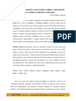 El Derecho Indicc81gena Como Familia Juricc81dica Reflexiones Teocc81ricas Desde El Derecho Comparado