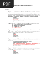 Preguntas Examen Afectivo-Sexual