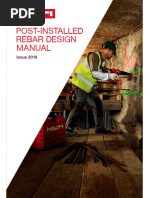 Hilti - Post-Installed - Rebar - Design - Manual - 2019