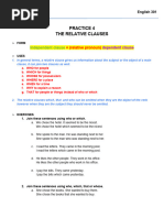 4 Practice - The Relative Clauses