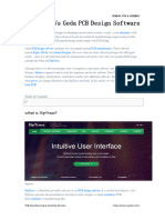 DipTrace Vs Geda PCB Design Software