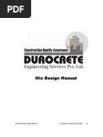 Concret Mix Design (M10 To M100)