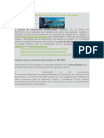 Control de Documentos Según ISO 9001