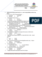 Soal PTS Genap Akidah Akhlak Kls 4 MI