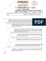 Ficha Refuerzo 20 - 5º y 6º Ciencia y Tecnología