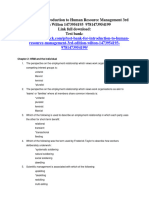 Test Bank For Introduction To Human Resource Management 3Rd Edition Wilton 1473954193 9781473954199 Full Chapter PDF