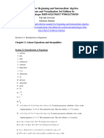 Solution Manual For Beginning and Intermediate Algebra With Applications and Visualization 3Rd Edition by Rockswold and Krieger Isbn 0321756517 9780321756510 Full Chapter PDF