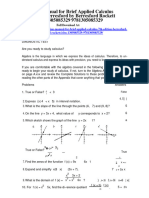 Solution Manual For Brief Applied Calculus 7Th Edition by Berresford Rockett Isbn 1305085329 9781305085329 Full Chapter PDF