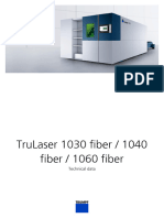 TRUMPF Technical Data Sheet TruLaser 1030 Fiber - 1040 Fiber - 1060 Fiber