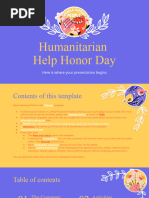 Humanitarian Help Honor Day by Slidesgo