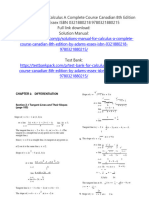 Solution Manual For Calculus A Complete Course Canadian 8Th Edition by Adams Essex Isbn 0321880218 9780321880215 Full Chapter PDF