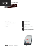 Fronius Primo User Manual