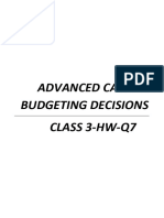 Advanced Capital Budgeting 3 HW - q7